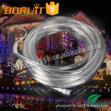 Boruit Waterproof IP68 Solar Energy LED String Light for Outdoor 7 Meters 50 LEDs to Garden Fence Landscape